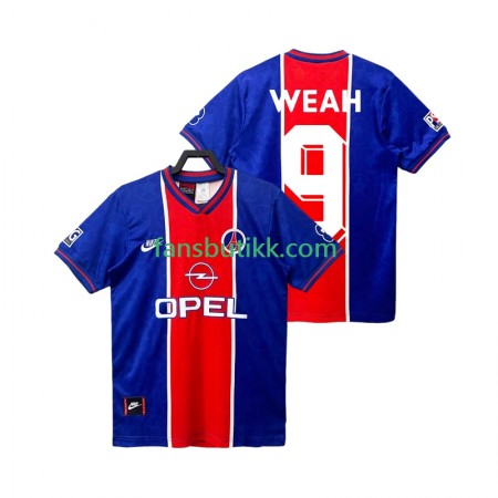 Fotballdrakt Paris Saint-Germain WEAH 9 1995 Retro Hjemmetrøye 1996 Kortermet